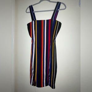 Multicolor stripe dress